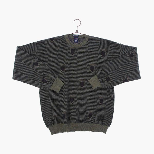 간트 울 라운드 패턴 니트/스웨터 공용 L 빈티지톡