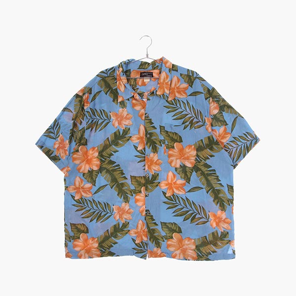 레이온 하와이안 셔츠 공용 3XL 빈티지톡