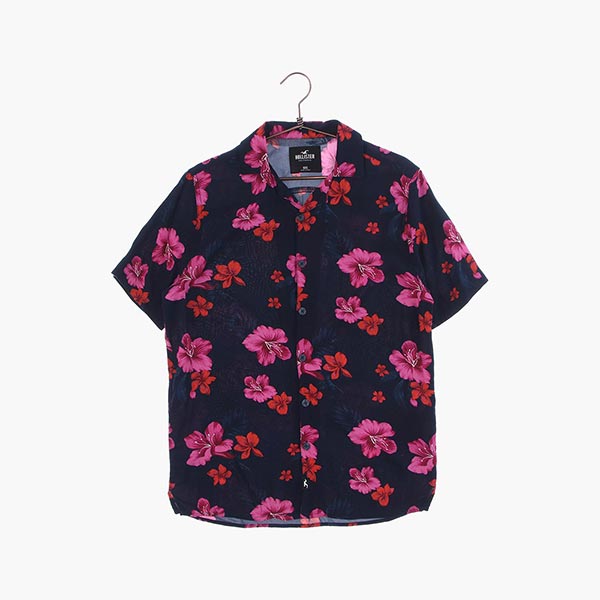 홀리스터 레이온 하와이안 셔츠 공용 2XS 빈티지톡
