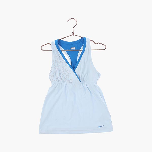 나이키 폴리 스포츠 민소매 티셔츠 여자 XS 빈티지톡
