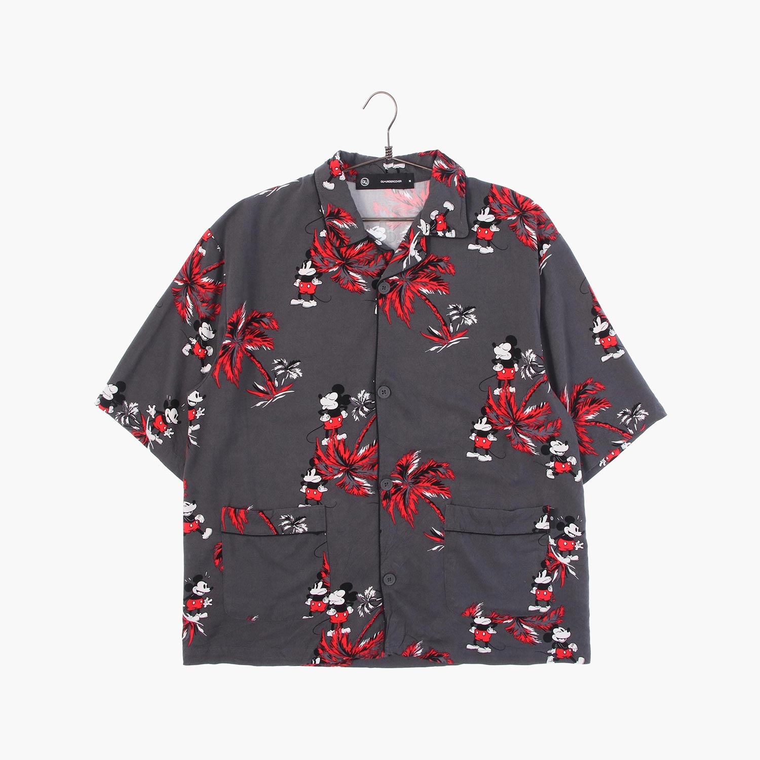 지유 X 언더커버 레이온 하와이안 셔츠 공용 M 빈티지톡