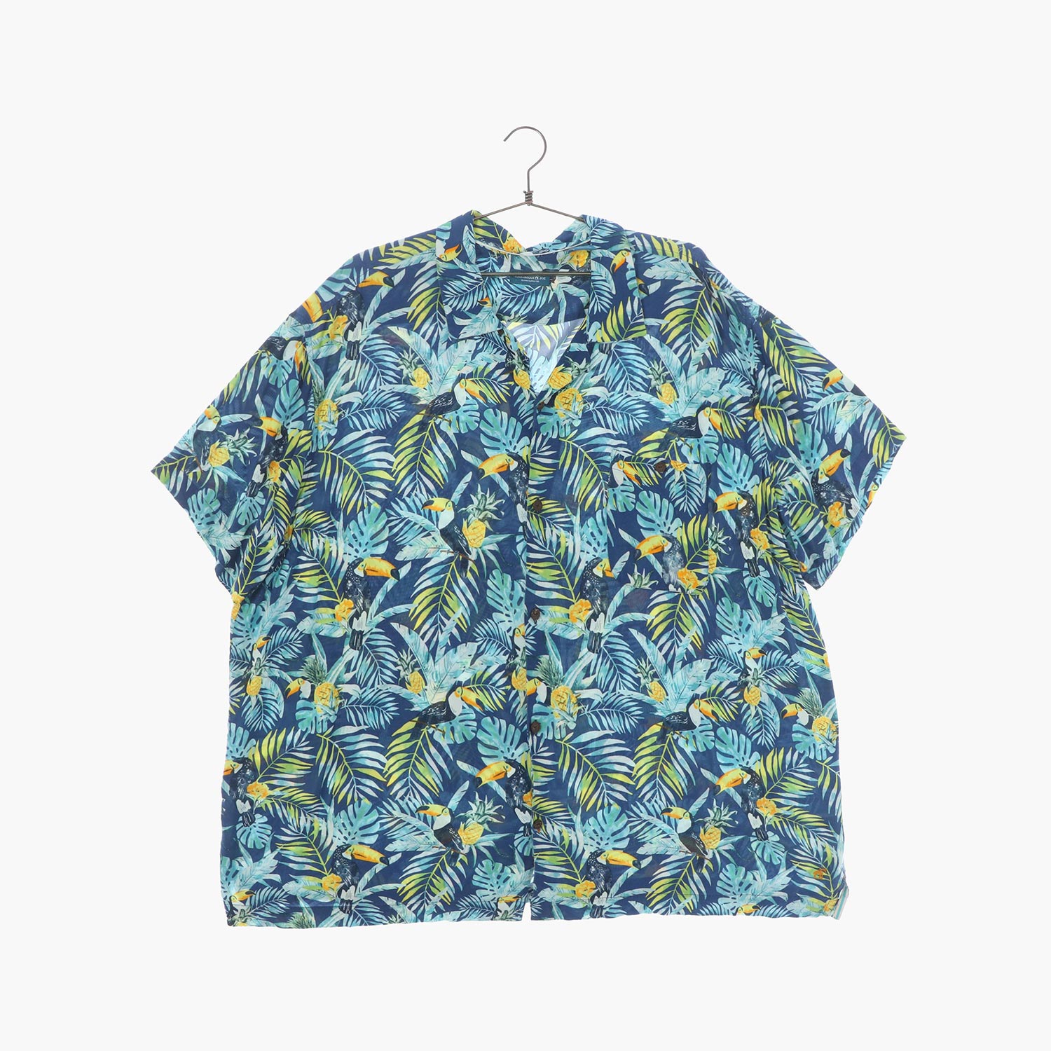캐리비안 조 레이온 하와이안 셔츠 공용 5XL 빈티지톡