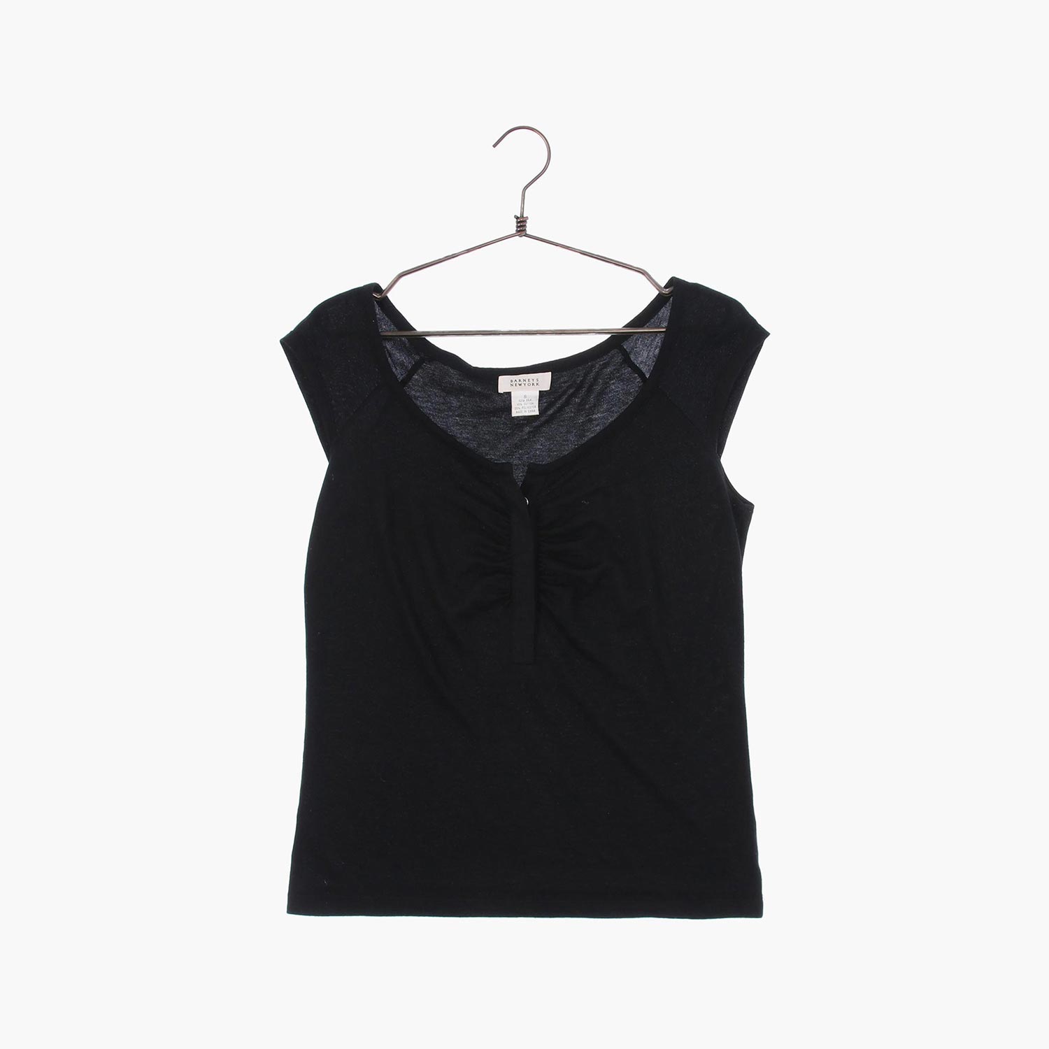바니스뉴욕 실크 민소매 티셔츠 여자 S 빈티지톡