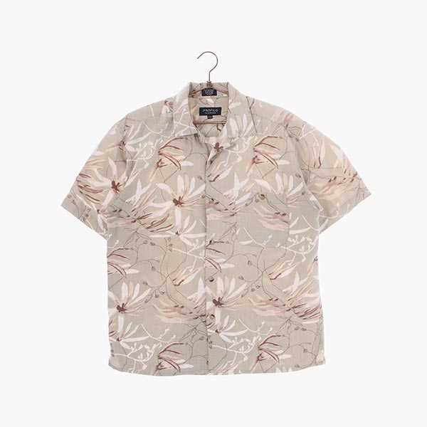 레이온 하와이안 셔츠 공용 M 빈티지톡