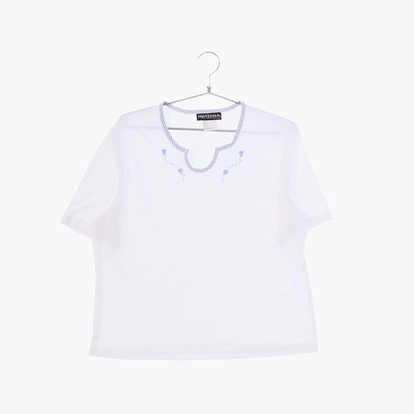 폴리 반팔 티셔츠 여자 XL 빈티지톡