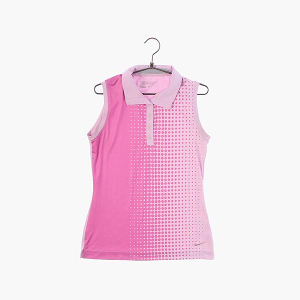 나이키 골프 폴리 스포츠 나시 티셔츠 여자 XS 빈티지톡