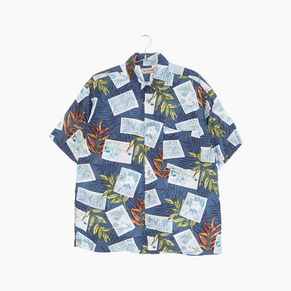 레이온 하와이안 셔츠 공용 M 빈티지톡