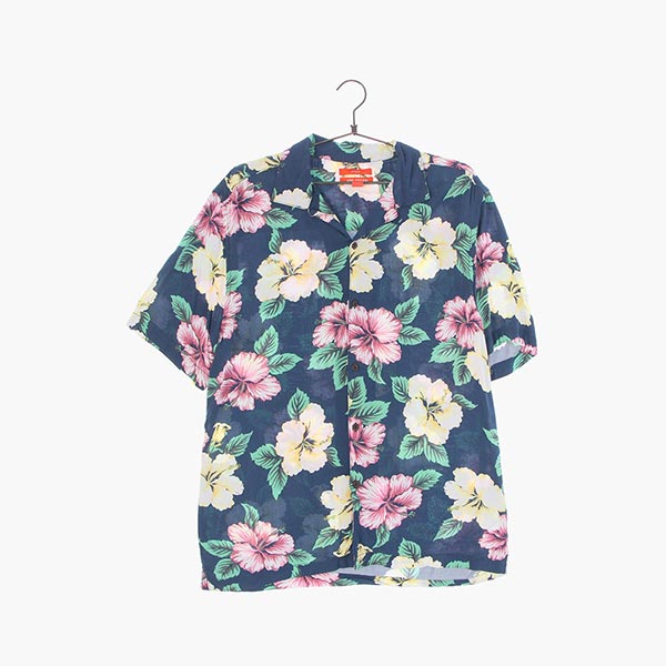 조프레시 레이온 하와이안 셔츠 공용 M 빈티지톡