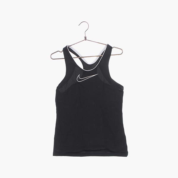 나이키 폴리 스포츠 민소매 티셔츠 여자 XL 빈티지톡